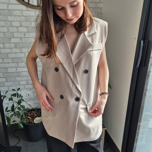 Blazer sans manches ABBY
