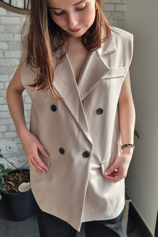 BLAZER SANS MANCHES ABBY