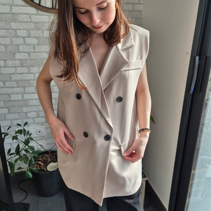 Blazer sans manches ABBY