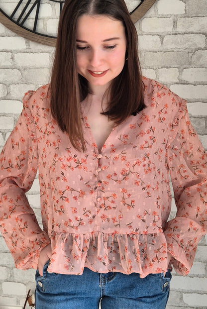 CHEMISIER FLEUR
